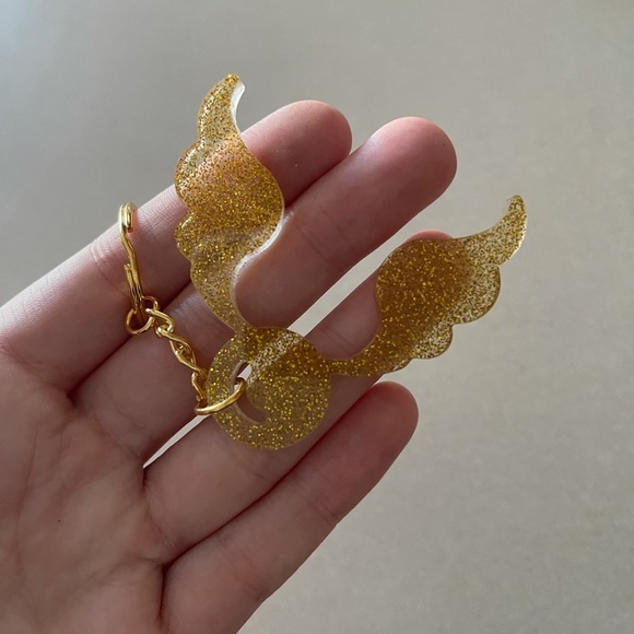 Handmade Golden Snitch Keychain Harry Potter - Picture 2 of 6